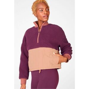 *FABLETICS* Mallory Fleece Pullover Half Zip Pullover Jacket